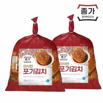 실속있는 종가 종가집 아삭한포기김치 4.8kg2 총 9.6kg 후기